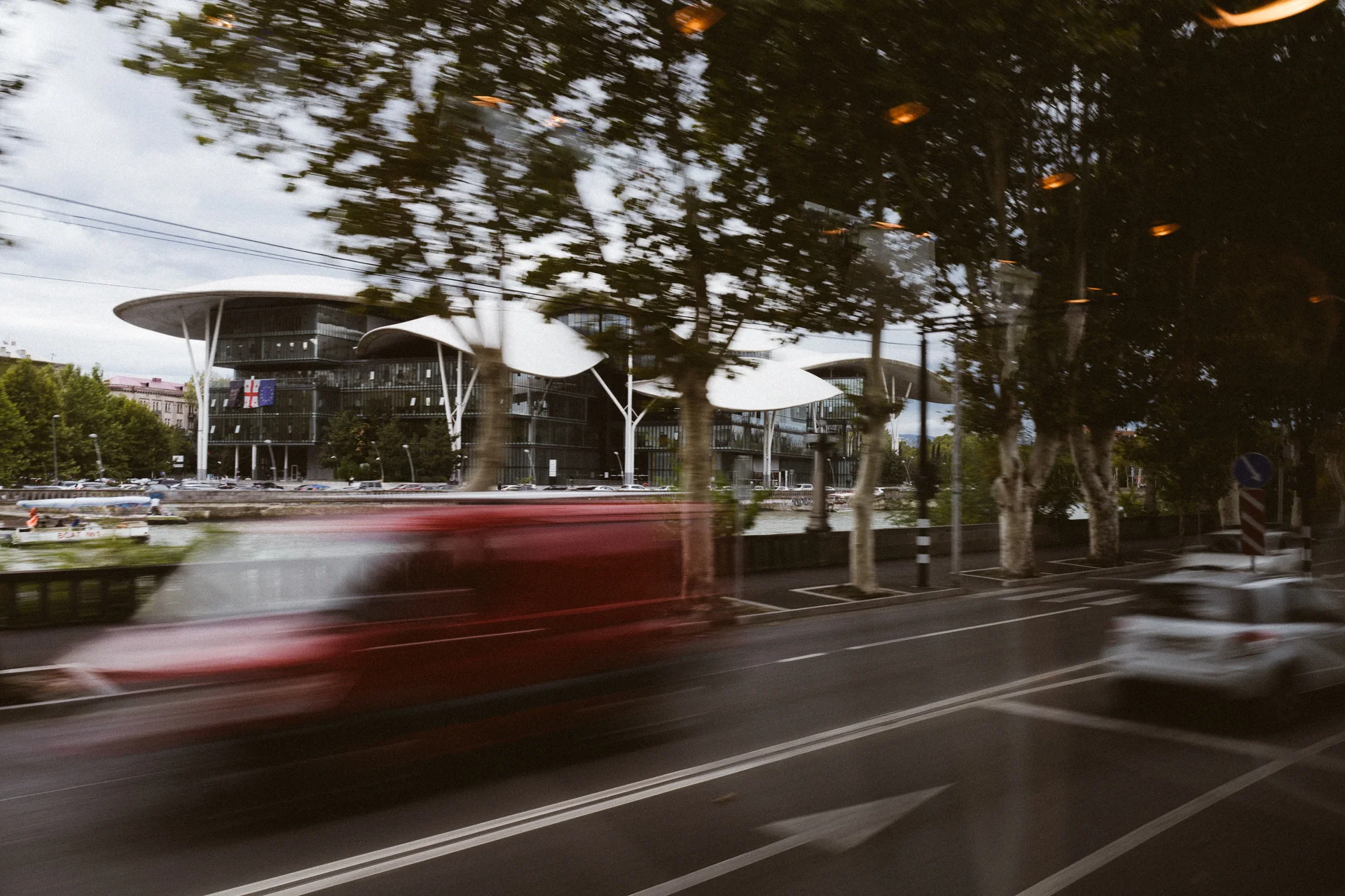 Everyday Discovery — City tram in motion